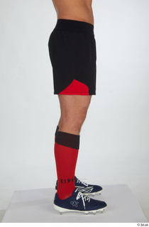 Erling black shorts red socks rugby boots rugby clothing sports…